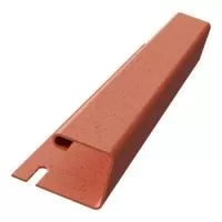 J-профиль для термосайдинга 20 мм Красный 3,0 м