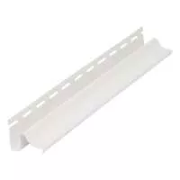 БЕЛЫЙ Декоративная отделочная планка к сайдингу (3,05 м) 30шт/уп TECOS