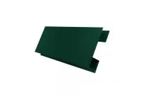 Планка H-образная Экобрус Grand Line 0,45 PE с пленкой RAL 6005 зеленый мох