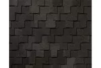 RoofShield черепица Премиум Фьюжн (2,25м2) Черный Янтарь