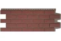 Фасадная панель Grand Line Состаренный кирпич Design Plus корица с темно-бежевым швом