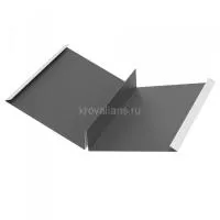 Ендова специальная 232х60,5х60,5х232х2000мм PE Super Matt 0,45 мм Zn140 RR23