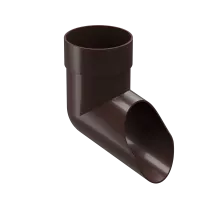Наконечник для водосточной трубы PREMIUM, шоколад