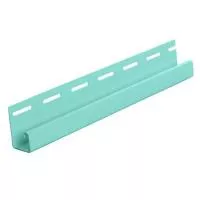 БИРЮЗА J-профиль к сайдингу (3,05 м) 20шт/уп TECOS