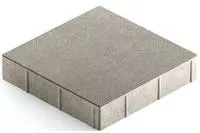 Тротуарная плитка Steingot Практик 60 из серого цемента с полным прокрасом квадрат светло-серая 300х300х60 мм