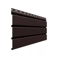 Софит виниловый Dolomit перфорация по центру, Корица