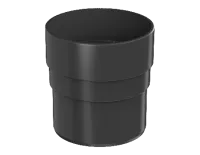 ТН ОПТИМА 120/80 мм, муфта трубы, черный, шт.