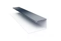 Планка П-образная 0,45 PE с пленкой RAL 7024 мокрый асфальт