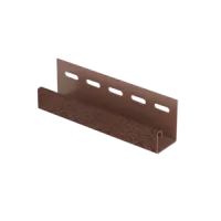 ТЕРРАКОТОВЫЙ J-профиль к сайдингу колл. СТОУН-ХАУС серия КЛИНКЕР (3,05 м) 20шт/уп