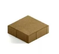 Тротуарная плитка Steingot Практик 60 из серого цемента с полным прокрасом квадрат оливковая 200х200х60 мм