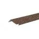 Планка примыкания Технониколь с гранулятом (Бронзовый) 1,25 м