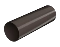 ТН ПВХ 125/82 мм, водосточная труба пластиковая (1,5 м), темно-коричневый, шт.