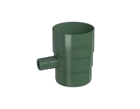 ТН ПВХ 125/82 мм, отвод для сбора воды, зеленый, шт.