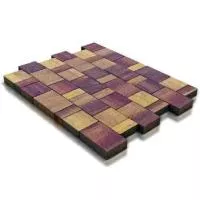 Тротуарная плитка Braer Старый город Ландхаус Color Mix Мальва мультиформат