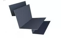 Угол внутренний сложный 90 0,45 PE с пленкой RAL 7024 мокрый асфальт