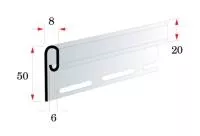 финишная планка «Альта-Профиль», белая