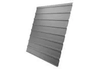 Профнастил С10A 0,45 PE RAL 9006 бело-алюминиевый