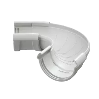 Угол желоба регулируемый LUX, пломбир