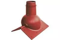 Коньковый элемент Krovent Pipe-Cone красный
