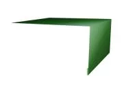 Планка околооконная простая 250х50 0,45 PE с пленкой RAL 6002 лиственно-зеленый