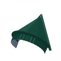 Заглушка конька круглого конусная PURMAN 0.5мм RAL 6005