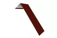 Планка лобовая/околооконная простая 190х50 0,5 Velur RAL 3009 оксидно-красный