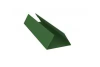 Планка стыковочная составная нижняя 0,45 PE с пленкой RAL 6002 лиственно-зеленый