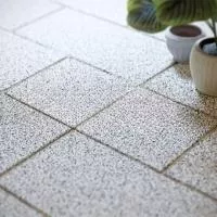 Тротуарная плитка Плита 600х300 Bianco Nero 80 мм