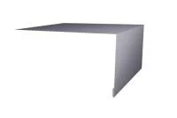 Планка околооконная простая 200х75 0,45 PE с пленкой RAL 7004 сигнальный серый