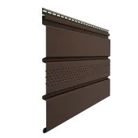 Софит PREMIUM, Софит T4 с центральной перфорацией, каштан