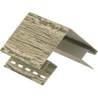 ВИНТАЖ СОЛОМА Наружный угол к сайдингу колл. ХОКЛА (3,05 м) 5шт/уп