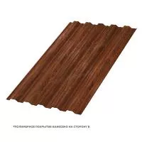 Профлист МЕТАЛЛ ПРОФИЛЬ НС-35x1000-B (ECOSTEEL-01-МореныйДуб-0,5)