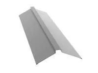 Планка конька плоского (150*150), Россия 0.45мм RAL 9003 2м