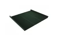 Фальц двойной стоячий Line Grand Line 0,5 GreenCoat Pural BT, matt с пленкой на замках RR 11 темно-зеленый (RAL 6020 хромовая зелень)