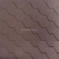Гибкая черепица Katepal (Катепал) KL (Коричневый) /1 кв.м/