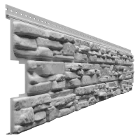 Сайдинг LUX под камень, Rocky, табачный