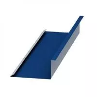 Планка примыкания нижняя (250*122), Россия 0.45мм RAL 5005 2м