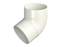 ТН МАКСИ 152/100 мм, колено трубы 67°, белый, шт.