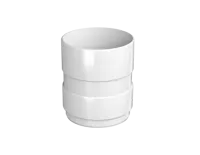 ТН МАКСИ 152/100 мм, муфта трубы, снежно-белый, шт.