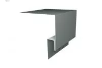 Планка околооконная сложная (Блок-хаус, Экобрус) Grand Line 200х75х25 0,45 PE с пленкой RAL 7005 мышино-серый