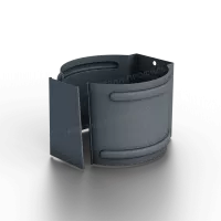 Держатель трубы D100 (на кирпич) Foramina Freeze (FRZ_D-01-Grey\Grey-0.6)