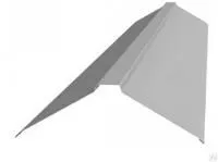 Планка конька плоского (150*150), оцинковка 0.5 мм 2м