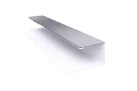 Планка П-образная БХ new 0,45 PE с пленкой RAL 7004 сигнальный серый