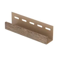 ЛИСТВЕННИЦА МЕДОВАЯ J-профиль к сайдингу колл. ХОКЛА (3,05 м) 20шт/уп