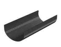 ТН ОПТИМА 120/80 мм, водосточный желоб (2 м), черный, шт.