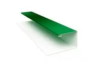 Планка П-образная 0,45 PE с пленкой RAL 6002 лиственно-зеленый