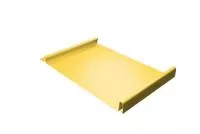 Кликфальц 0,45 PE с пленкой на замках RAL 1018 цинково-желтый