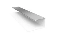 Планка П-образная БХ new 0,45 PE с пленкой RAL 9003 сигнальный белый