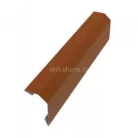 Пристенная планка в штробу 20х50х20х2000мм Pural BT Matt 0,5мм RR750