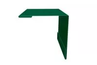 Угол внешний 110х110 0,7 PE с пленкой RAL 6005 зеленый мох